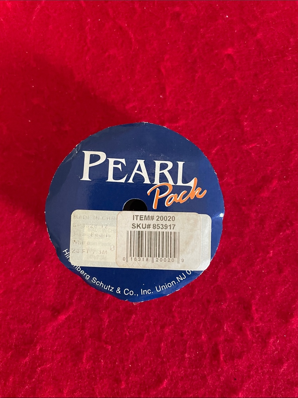 Vintage Pearl Pack 3mm Pearl White Metallic Plastic Beads String